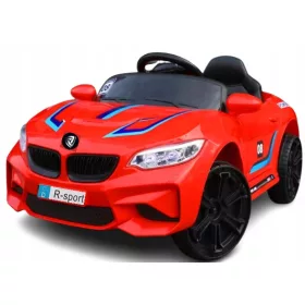    AUTO CONVERTIBILE A BATTERIA B6R PER BAMBINI CON TELECOMANDO E MUSICA 2.4G ROSSO