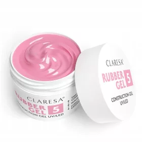    Claresa RUBBER GEL gel per la costruzione di estensioni delle unghie builder 5 12g