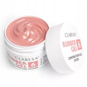    CLARESA Rubber Gel Gel per costruire e allungare le unghie 06 90 g