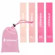  Fasce per esercizi HIT 4 pezzi SET promozione fasce da allenamento per palestre rosa