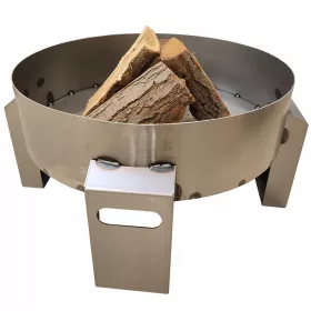    WATRA Camino da giardino Grande griglia fuoco solido 60 cm Acciaio 2mm 17950