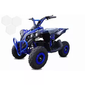    Mini Quad ATV ELETTRICO 1000W 36V BOMBARDIER Lampada clacson LED con telecomando