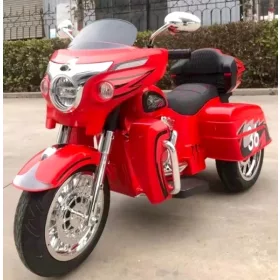  MOTO DA BAMBINO CON BATTERIA 2x45W CHIAVE ROSSA