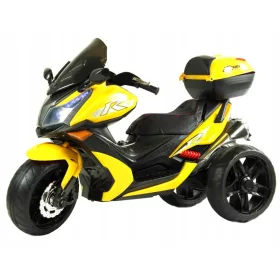    Mega motore per bambini con 2 batterie da 45 watt MOTO-XL-1-GIALLO