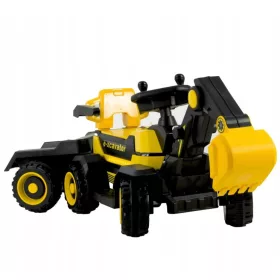    Escavatore a batteria per benna mobile per rimorchio LED MP3 per bambini