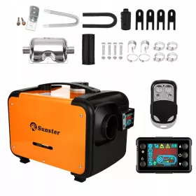    Riscaldatore da parcheggio Riscaldatore 12V 24V 8KW SOFFIANTE OLIO LCD WEBASTO