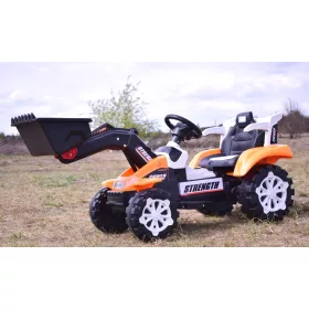    TRATTORE CON ESCAVATORE ALIMENTATO A BATTERIA TELECOMANDO LED 2x45W