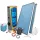  Collettore solare Set solare STANDARD 2 x 2,8 con serbatoio da 300 l