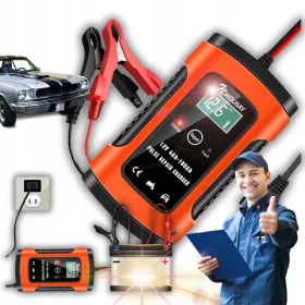    CARICABATTERIA RADDRIZZATORE PER AUTO CON FUNZIONE DI RIPARAZIONE INTELLIGENTE!