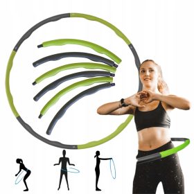  Hula hoop con borchie Amazon 100 cm verde