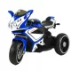  Motocicletta a batteria per bambini 2 x 45 GLOWING WHEELS MOTO-L-12-BLUE