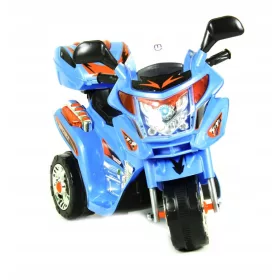    Motocicletta per bambini a batteria, baule LED MOTO-S-2-BLUE