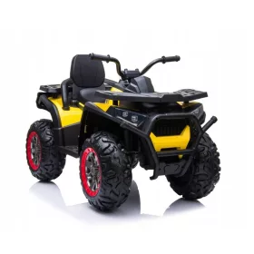    MEGA QUAD GRANDE, AMMORTIZZATORI, RUOTE MORBIDE, TELECOMANDO, AVVIAMENTO LENTO, 4x4 /XMX6
