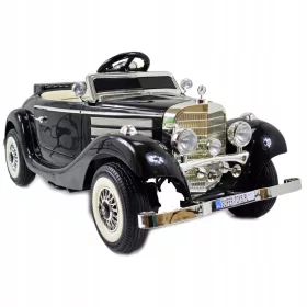    MERCEDES RETRO TYP 540K PER BAMBINI E GENITORI, RUOTE EVA MORBIDE, MORBIDE