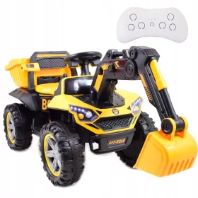    GRANDE ESCAVATORE, AUTOCARRO RIBALTABILE A BATTERIA, COMPLETAMENTE ELETTRICO