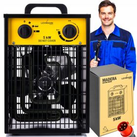    RESISTENZA ELETTRICA, RISCALDATORE FARELKA, SOFFIATORE TERMOSTATO FORZATO DA 5KW