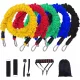  SET DI 5 FASCE DI RESISTENZA PER ESERCIZI CROSSFIT FITNESS