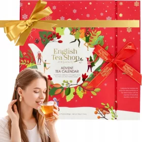    CALENDARIO DELL'AVVENTO TÈ REGALO ENGLISH TEA SHOP BIOLOGICO 50G