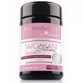   Aliness ProbioBalance Woman Intima Quatreflora - Integratore per la Salute Intima Femminile, 30 Capsule Vege