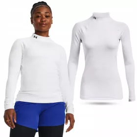    T-SHIRT SPORTIVA TERMOATTIVA UNDER ARMOUR MANICA LUNGA DONNA 1368702-100