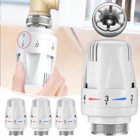    4X TESTA TERMOSTATICA M30X1,5 MANOPOLA TERMOSTATO PER RADIATORE