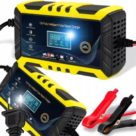    RADDRIZZATORE CARICABATTERIE CON FUNZIONE RIPARAZIONE LCD 12V/8A 24V/4A