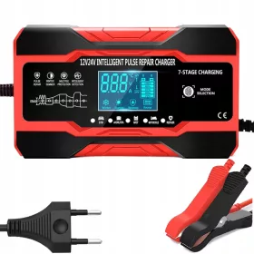    RADDRIZZATORE PER BATTERIA DA AUTO CON FUNZIONE RIPARAZIONE 12V 24V 10A