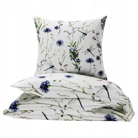   Set Biancheria da Letto in Cotone 140x200 con Cerniera - NYKS Premium