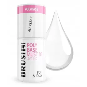    Base ibrida Brushup! Poli & Jolly Tutta la base in poliestere trasparente deve essere di 5 g