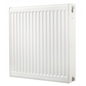    Radiatore a pannello in acciaio Diamond 1667 W bianco 800 x 600 x 102 mm - attacco laterale