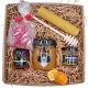  CESTINO REGALO SET REGALO CIOCCOLATO MIELE