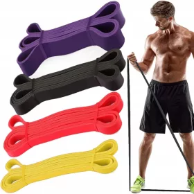  FASCE DI ESERCIZIO DI RESISTENZA POWER BANDS - SET DA 4