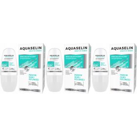   Antitraspirante Sensitive Aquaselin per Donne, 3x 50ml - Protezione Intensa