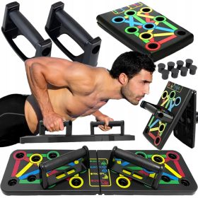    LARGE BOARD maniglie per fare flessioni PIATTAFORMA PUSH UP 16in1 multifunzionale