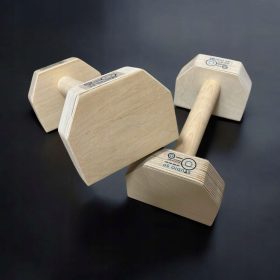  Maniglie push-up parallele in legno per ginnastica