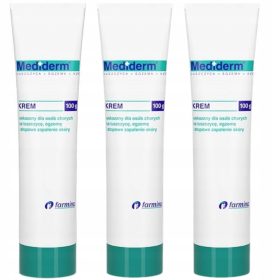   Crema Mediderm 3x 100g, Idratazione Intensiva per Pelli Sensibili
