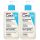 Gel Detergente Levigante CeraVe SA per Pelle Ruvida e Secca 236ml x2