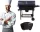  Barbecue a carbonella con griglia in ghisa 70x35cm Copertura