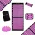  SET MASSAGGIO CUSCINO ROSA TAPPETINO PER AGOPRESSIONE XXXL
