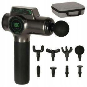    Pistola per massaggio massaggiatore per la schiena del corpo Display LED 8in1