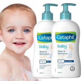   Cetaphil Baby Wash & Shampoo 2in1 Con Calendula Organica - Doppio Pack 2x400ml