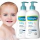 Cetaphil Baby Wash & Shampoo 2in1 Con Calendula Organica - Doppio Pack 2x400ml