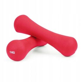  2x Manubri IN NEOPRENE SET FITNESS 1KG per ESERCIZI