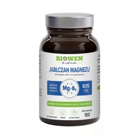 Biowen Magnesio Malato 835 mg con Vitamina B6, 100 capsule