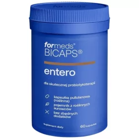   ForMeds BICAPS ENTERO - Probiotico per la Salute Intestinale, 60 Capsule