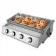  Barbecue a gas propano, barbecue da giardino in acciaio inox.