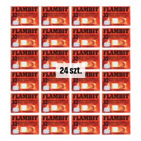    Accenditore Flambit per griglia, fornello, camino, 32 cubetti - set da 24 pezzi