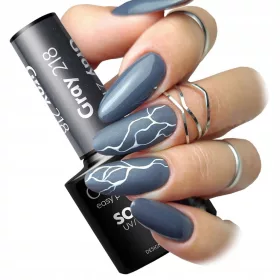  Claresa Hybrid Grey 218 grigio glitter + STAGNO