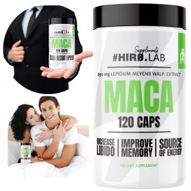   Integratore di Maca per Uomini e Donne - Supporto Muscolare e Libido - Hiro.Lab