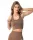  CARPATREE TOP SENZA CUCITURE CROPPATO TARTUFO MARRONE M